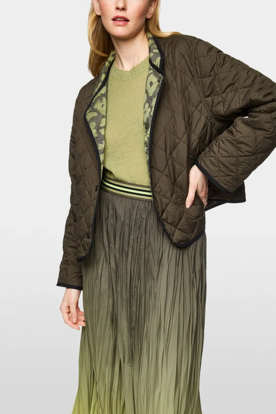 Marc Cain Sport Rethink Together Reversible Jacket ZS31.07 W12-OLIVE