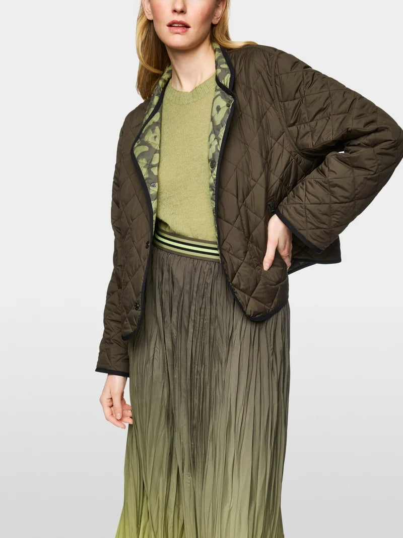 Marc Cain Sport Rethink Together Reversible Jacket ZS31.07 W12-OLIVE