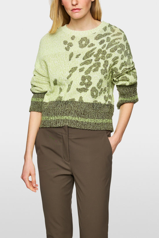 Marc Cain Sports leopard print sweater Zs41.13 m16