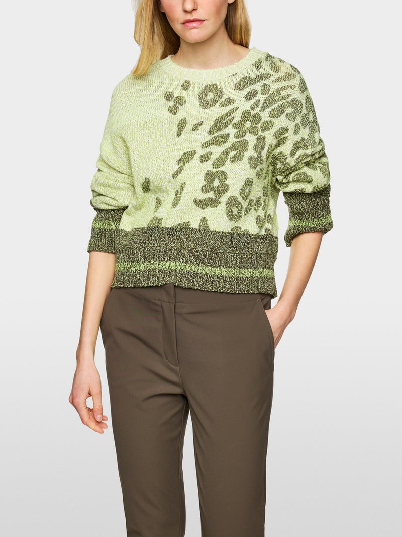 Marc Cain Sports leopard print sweater Zs41.13 m16