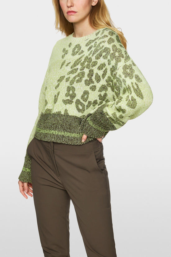 Marc Cain Sports leopard print sweater Zs41.13 m16