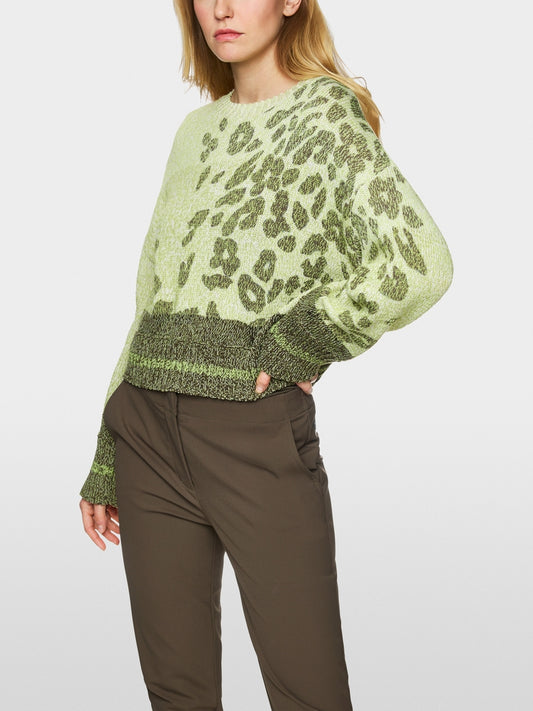 Marc Cain Sports leopard print sweater Zs41.13 m16