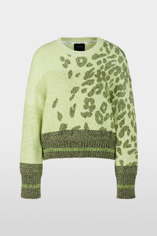 Marc Cain Sports leopard print sweater Zs41.13 m16