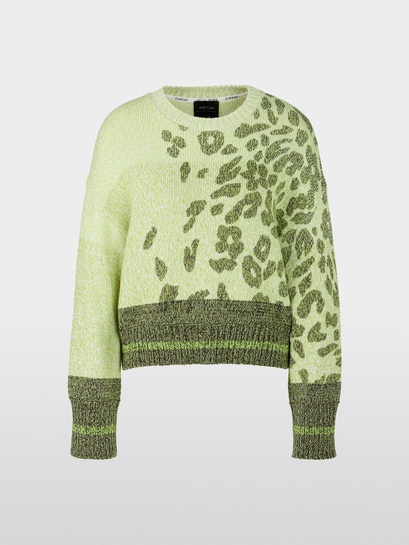 Marc Cain Sports leopard print sweater Zs41.13 m16