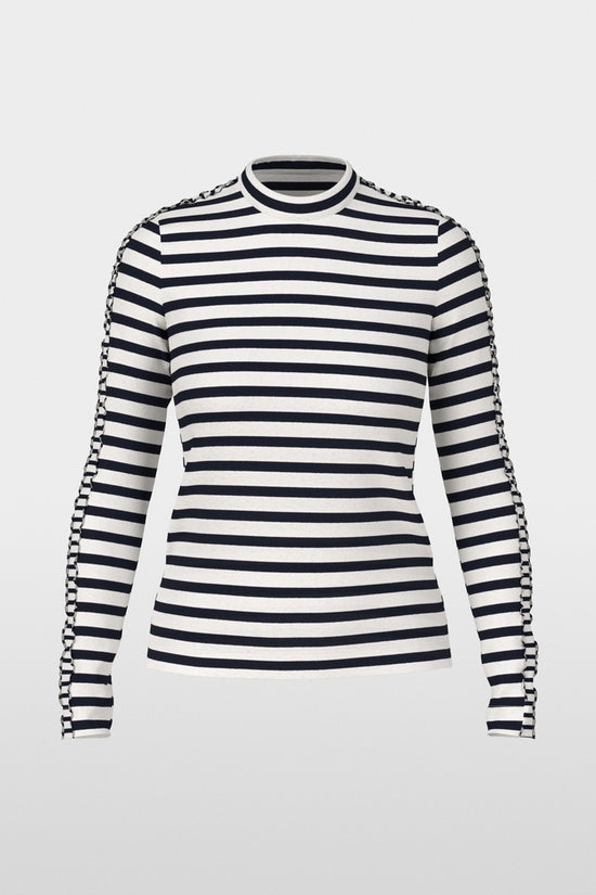 Marc Cain Sport Maritime striped T-shirt ZS48.13 j37-NAVY
