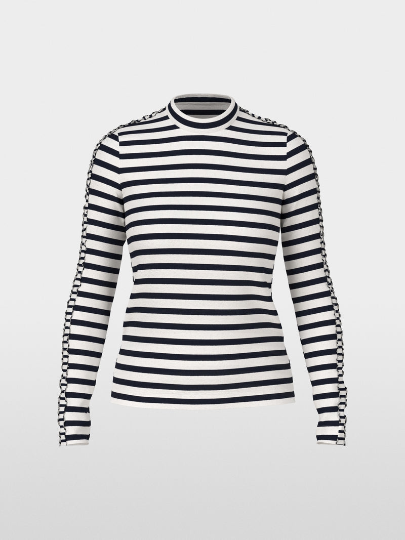 Marc Cain Sport Maritime striped T-shirt ZS48.13 j37-NAVY