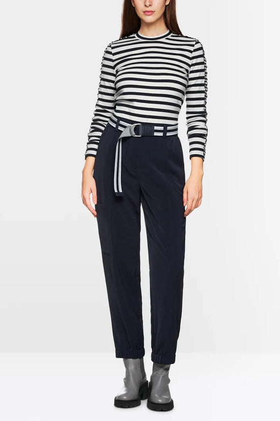 Marc Cain Sport Maritime striped T-shirt ZS48.13 j37-NAVY
