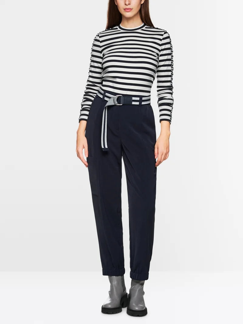 Marc Cain Sport Maritime striped T-shirt ZS48.13 j37-NAVY