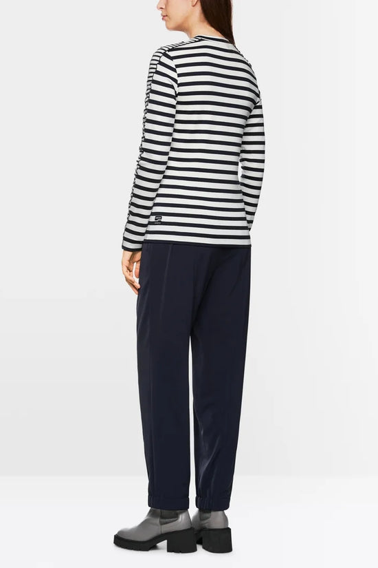 Marc Cain Sport Maritime striped T-shirt ZS48.13 j37-NAVY