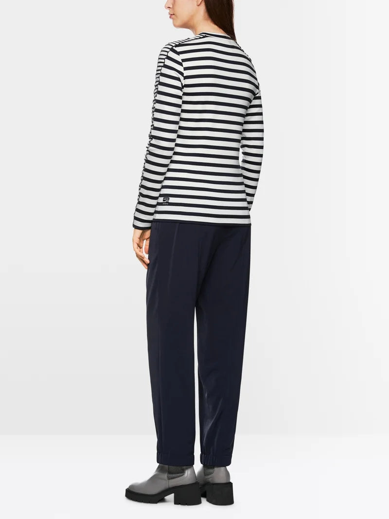 Marc Cain Sport Maritime striped T-shirt ZS48.13 j37-NAVY