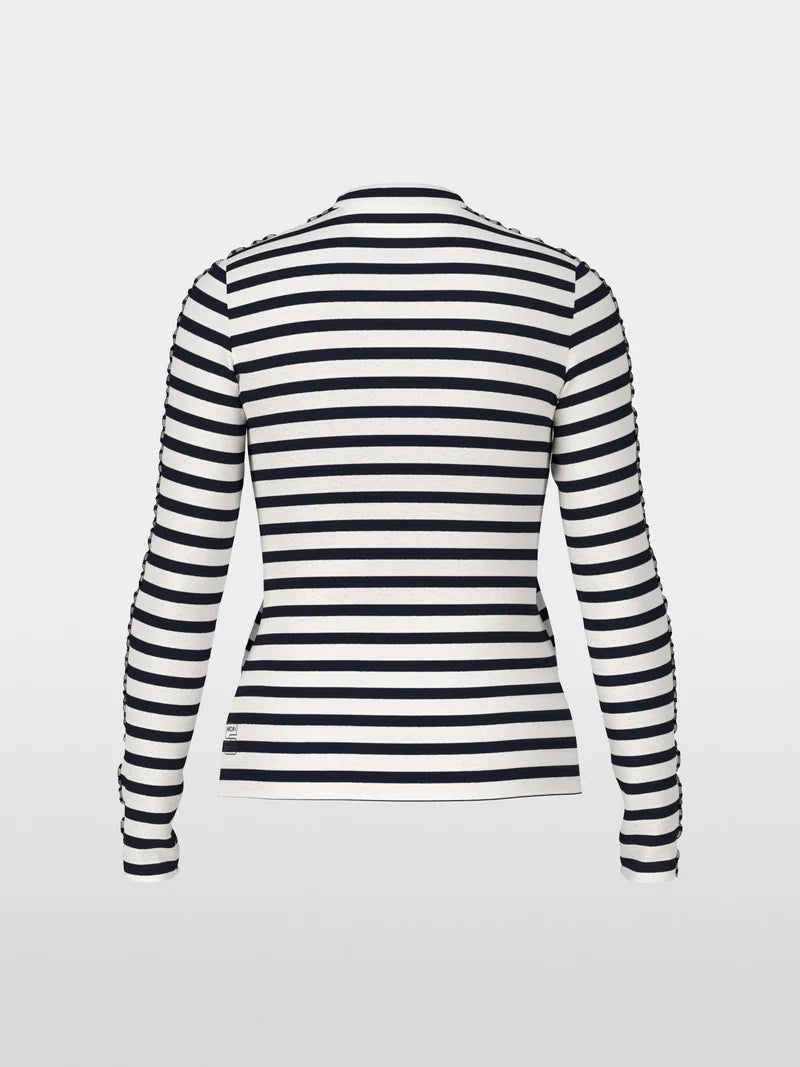 Marc Cain Sport Maritime striped T-shirt ZS48.13 j37-NAVY