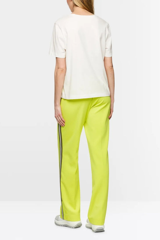 Marc Cain Sport T-shirt With Hiking Leopard ZS48.20 J41-OFF WHITE