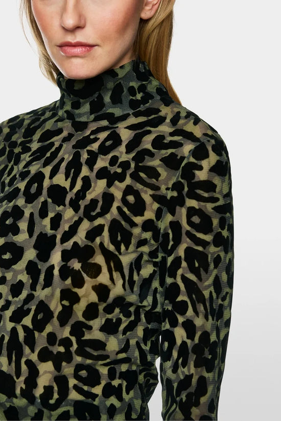 Marc Cain Sport Long Sleeve Made From Mesh Top ZS48.52 J19