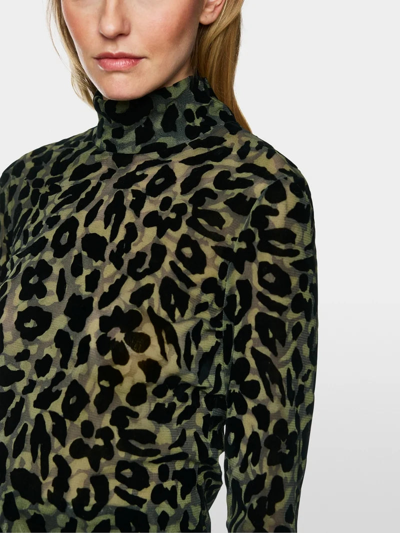 Marc Cain Sport Long Sleeve Made From Mesh Top ZS48.52 J19