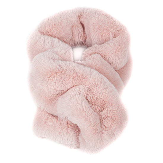 Helen Moore Rose Faux Fur Ruffle Scarf