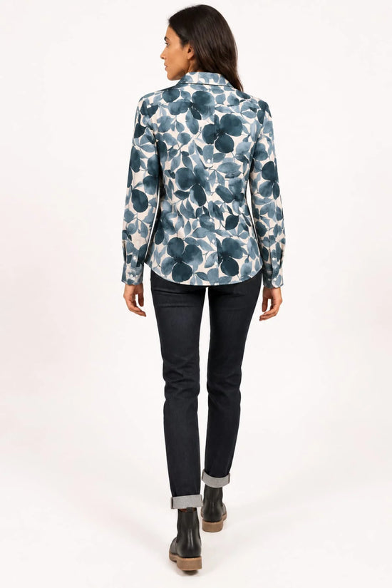 Saint James Floral Print Long Sleeve Blouse 5081