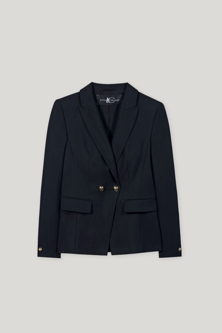 Luisa Cerano gaberdine blazer 428004