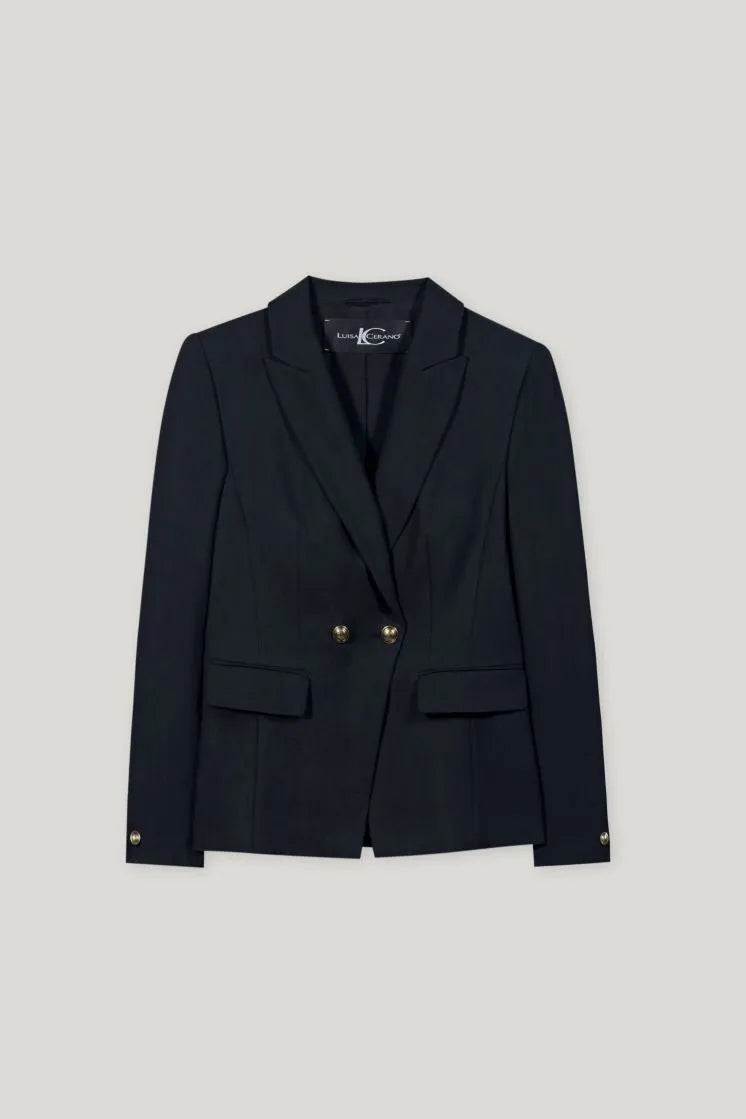 Luisa Cerano gaberdine blazer