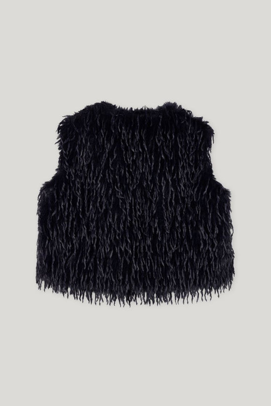 Luisa Cerano feather look gilet 428441