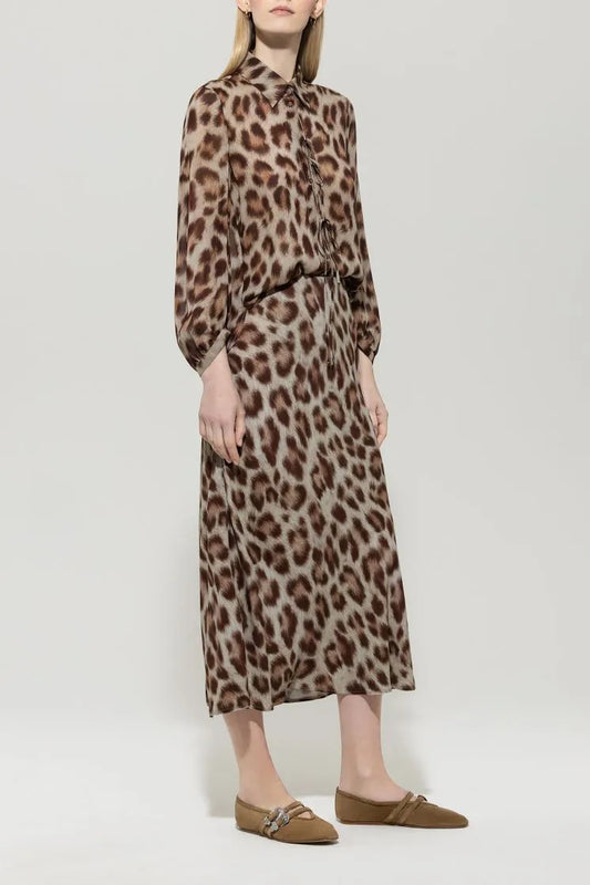 Luisa Cerano animal print skirt 528289