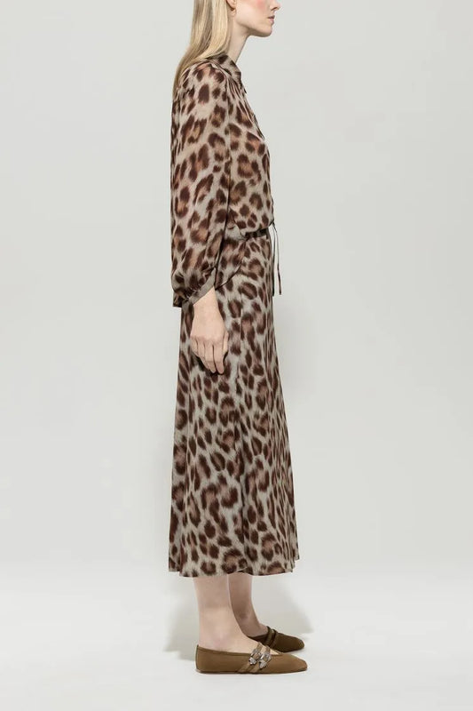 Luisa Cerano animal print skirt 528289