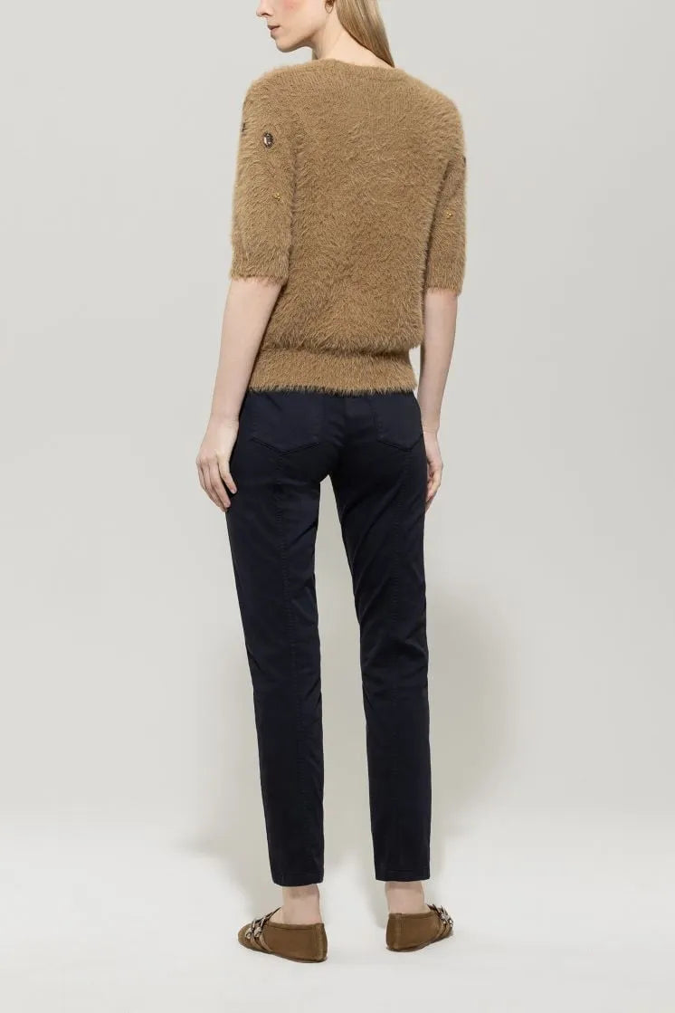 Luisa Cerano high stretch dark blue denim 627600