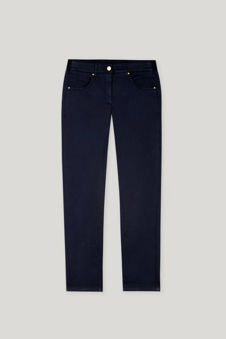 Luisa Cerano high stretch dark blue denim 627600