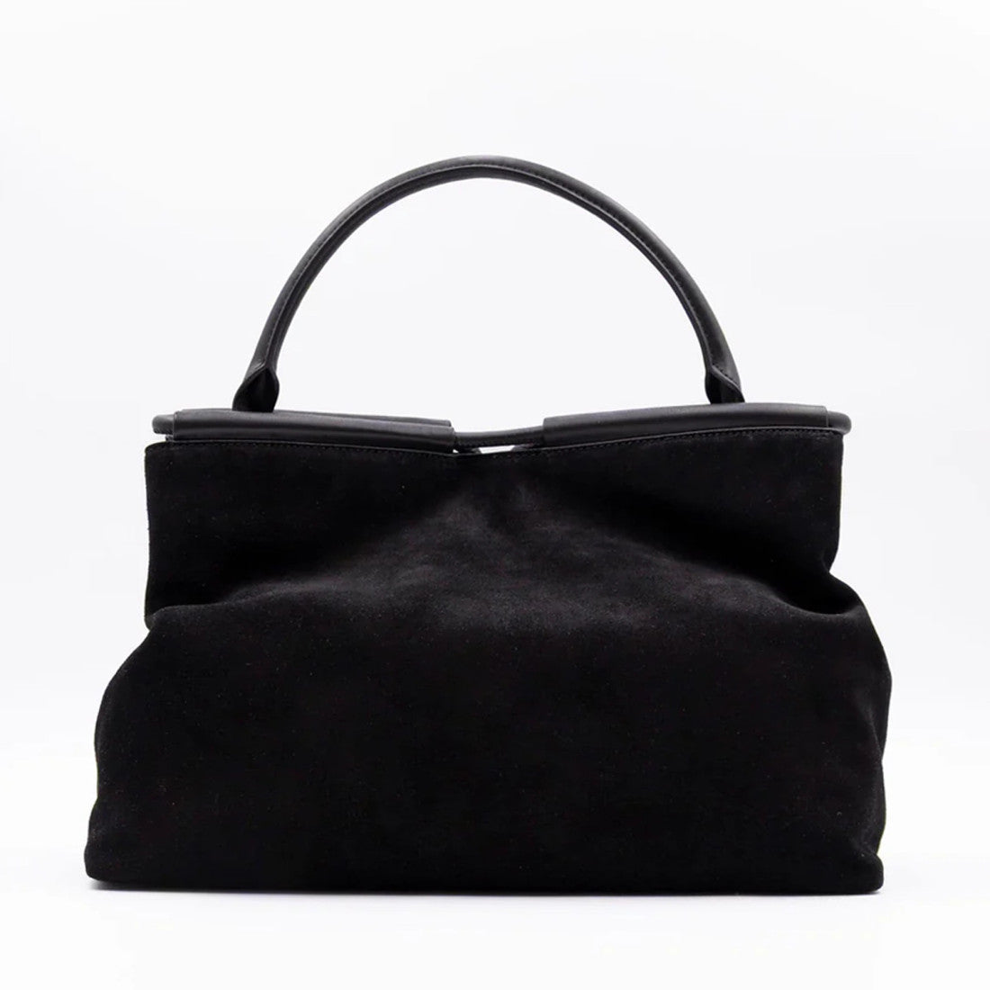 Coccinelle Black Lisbet Suede Tote Bag E1T1H180101