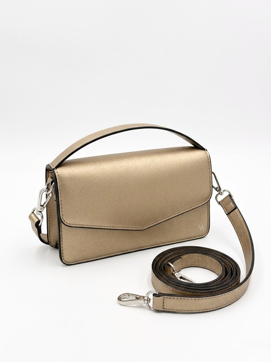 Oakwood Gold Mini Nappa Leather Bag