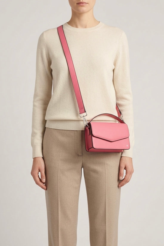 Oakwood Pink Mini Nappa Leather Bag