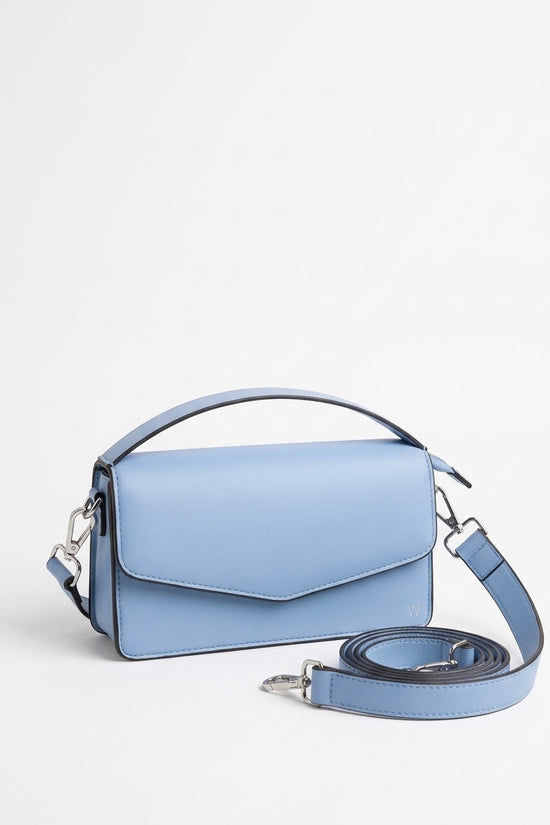 Oakwood Sky Blue Mini Nappa Leather Bag