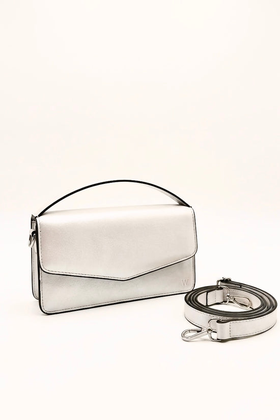 Oakwood White Mini Nappa Leather Bag