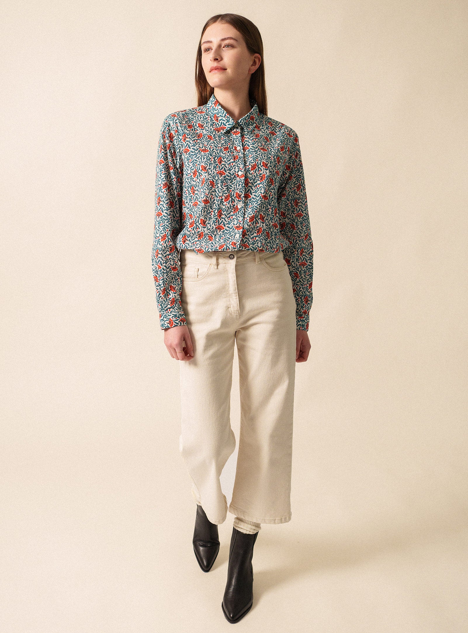 Saint James floral print blouse 4241 Fanny ML