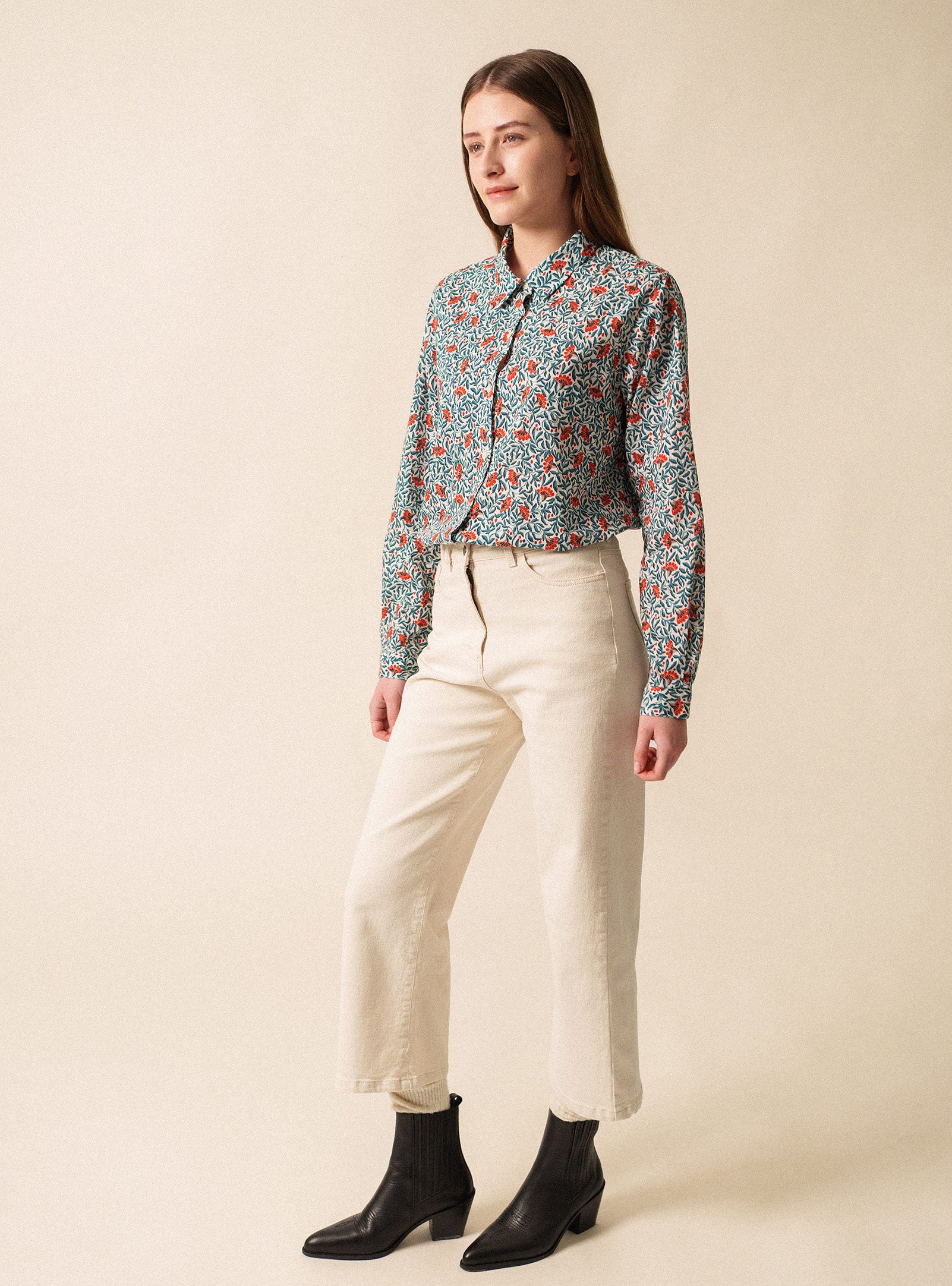 Saint James floral print blouse 4241 Fanny ML