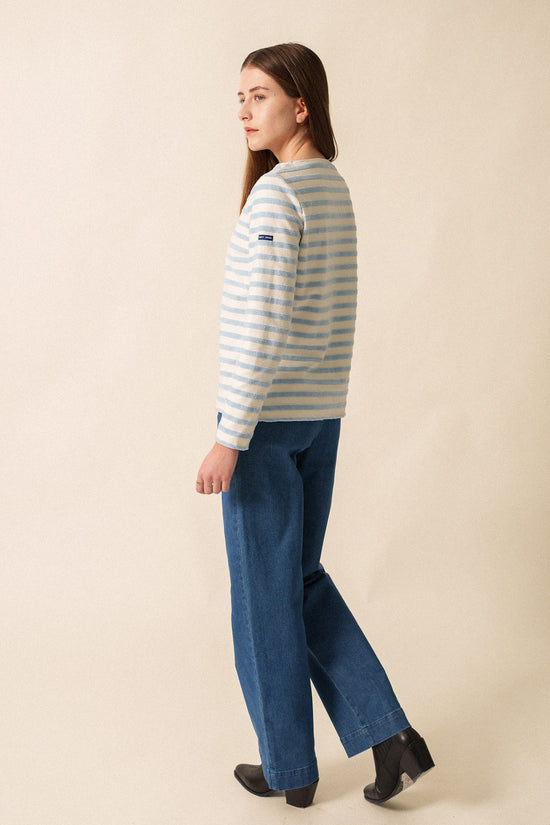Saint James velvet stripe top 3517 Merivelous