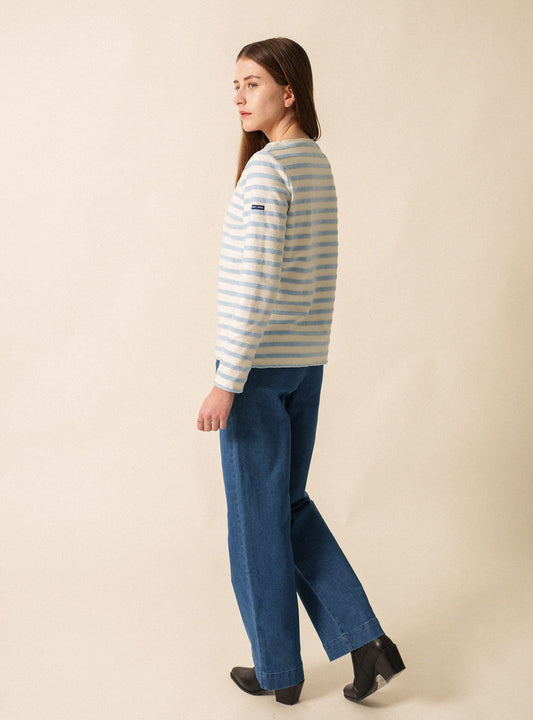 Saint James velvet stripe top 3517 Merivelous