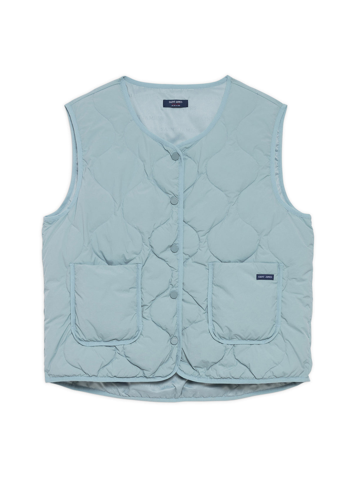 Saint James Celeste Ste Carla Down Gilet