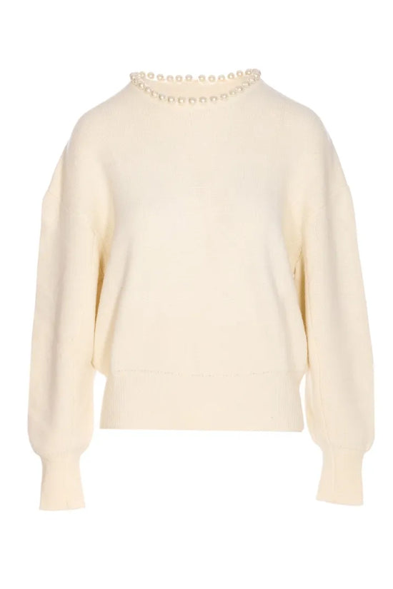 Essentiel Antwerp pearl embellished sweater Inti