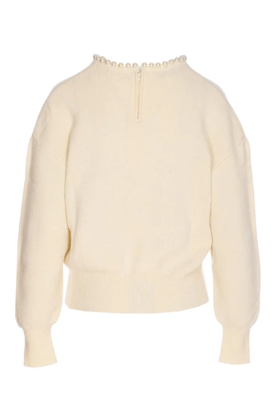 Essentiel Antwerp pearl embellished sweater Inti