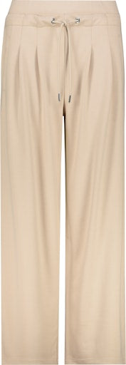 Monari Sand Relaxed-Fit Joggers with Elasticated Drawstring Waist, Side Pockets 410337