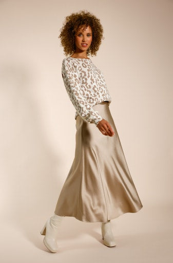 Monari satin skirt 809026