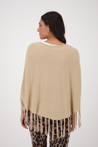 Monari fringed poncho 808946