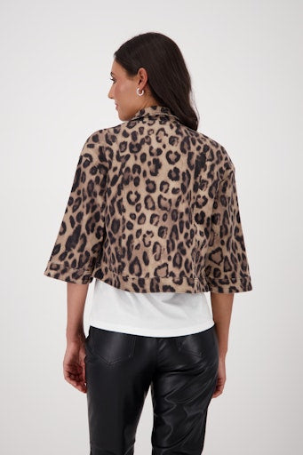 Monari animal print jacket 808783
