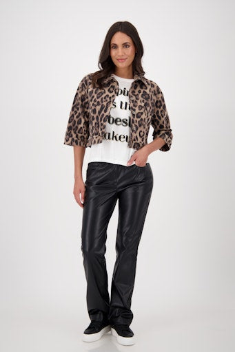 Monari animal print jacket 808783