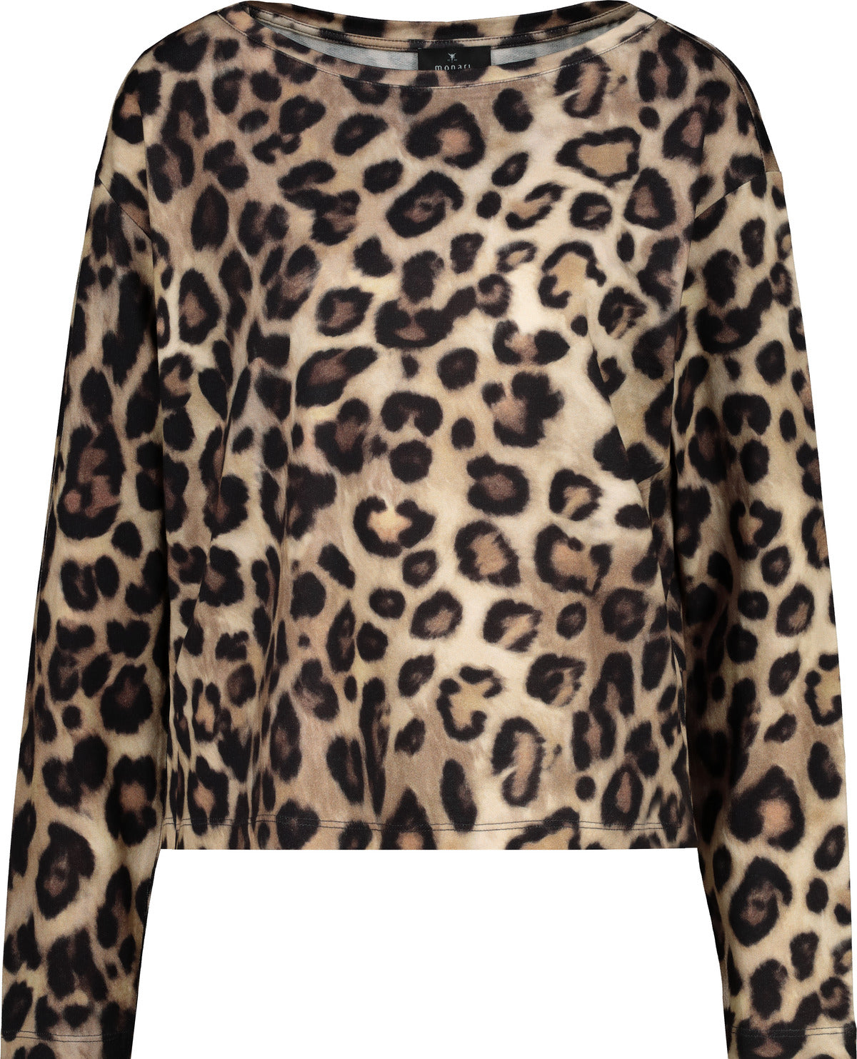 Monari long sleeve leopard-print top 809183