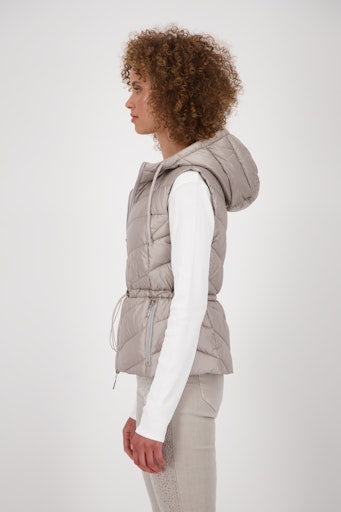 Monari hooded gilet 809164-GREY
