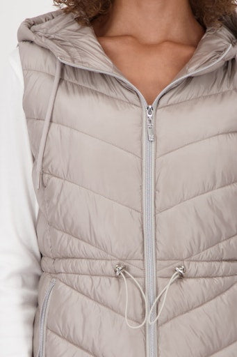 Monari hooded gilet 809164-GREY