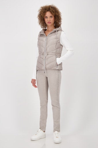 Monari hooded gilet 809164-GREY