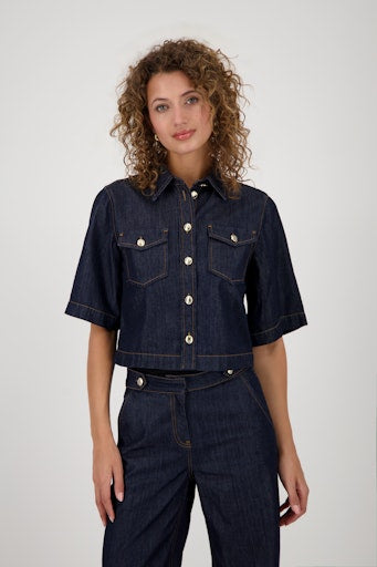 Monari short sleeve denim jacket 808755