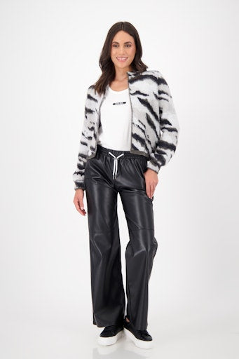 Monari tiger pattern cardigan 808915